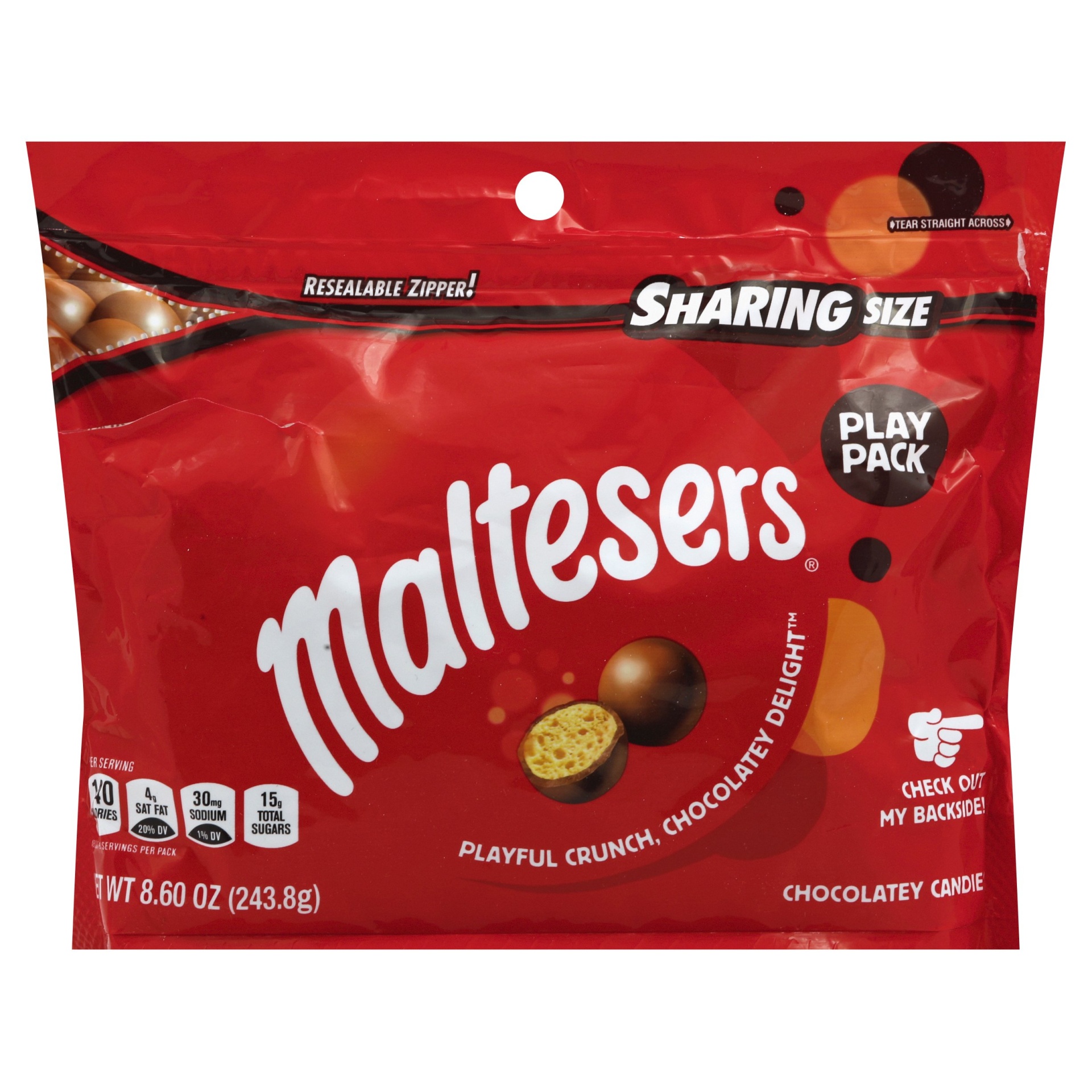 slide 1 of 1, Maltesers Original Chocolatey Candy Pouch, 8.6 oz