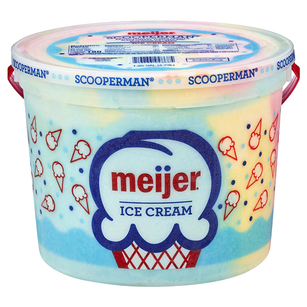 slide 1 of 1, Meijer Ice Cream, Scooperman, 1.25 gal