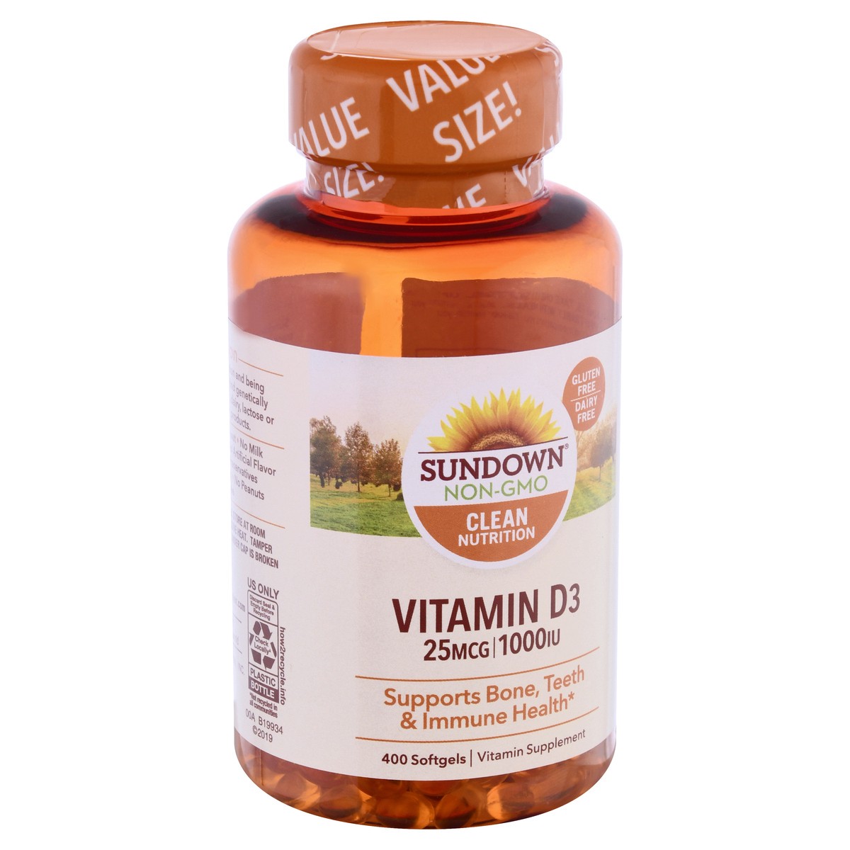 slide 2 of 9, Sundown Naturals High Potency Vitamin D3, 400 ct