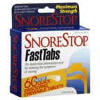 slide 1 of 1, SnoreStop Fasttabs, 60 ct