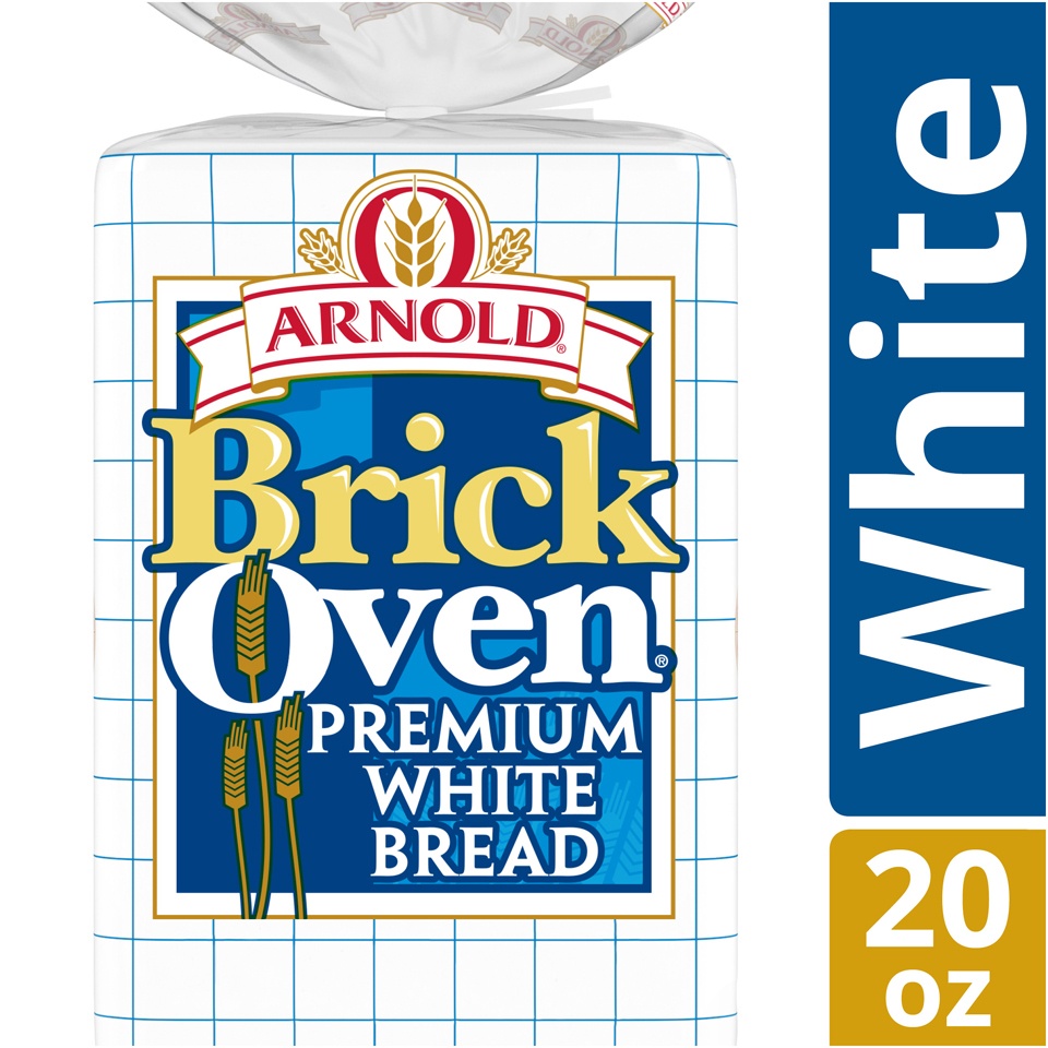 slide 2 of 8, Arnold Brick Oven Bread White Big Sliced, 20 oz