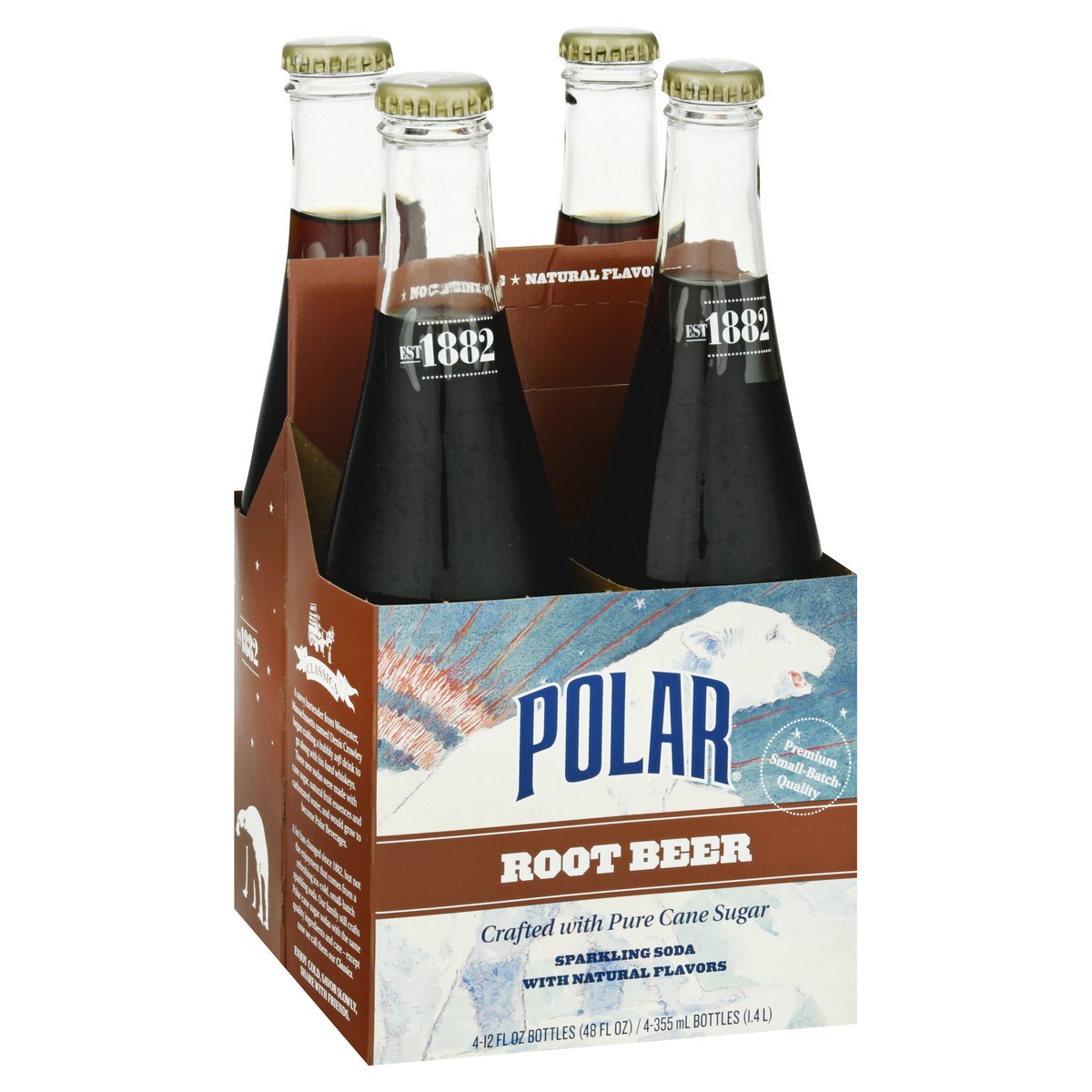 slide 2 of 10, Polar Rootbeer Soda - 4 ct, 4 ct