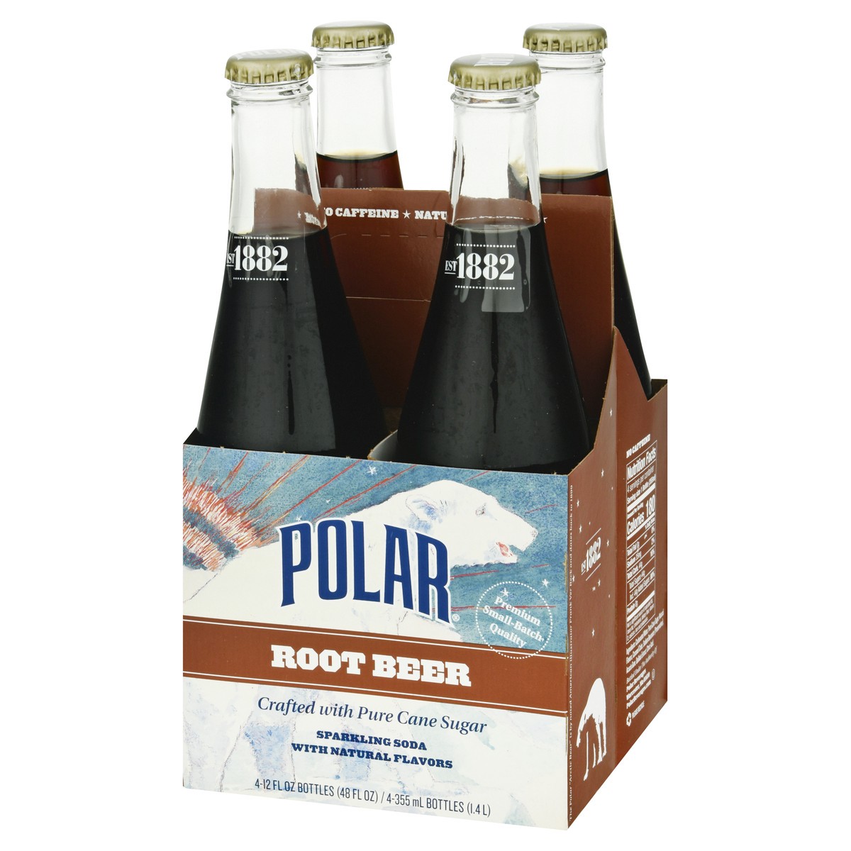 slide 9 of 10, Polar Rootbeer Soda - 4 ct, 4 ct