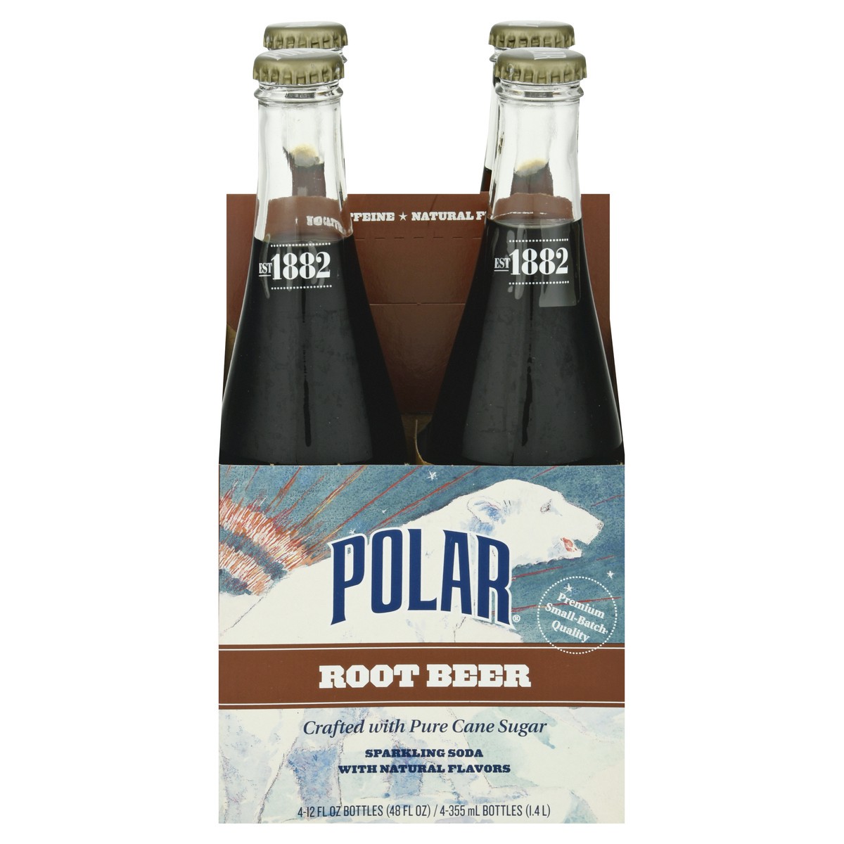 slide 1 of 10, Polar Rootbeer Soda - 4 ct, 4 ct