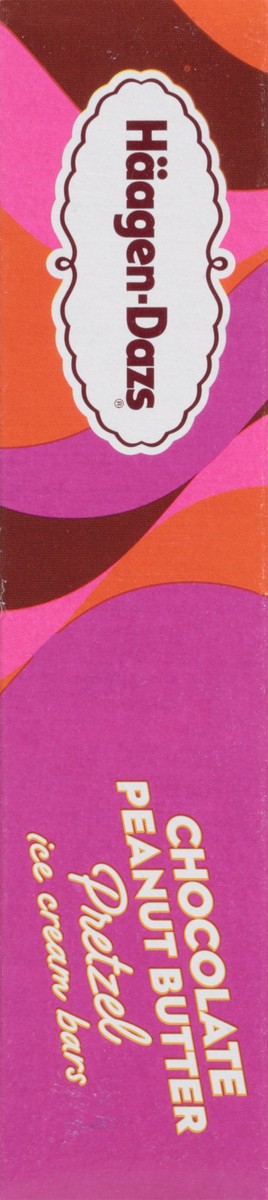 slide 2 of 9, Häagen-Dazs Haagen Dazs Chocolate Peanut Butter Pretzel Ice Cream Bars, 3 Count, 5 oz