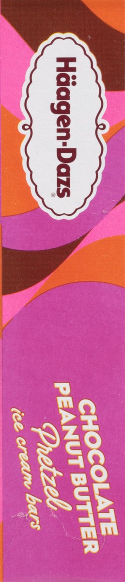 slide 8 of 9, Häagen-Dazs Haagen Dazs Chocolate Peanut Butter Pretzel Ice Cream Bars, 3 Count, 5 oz