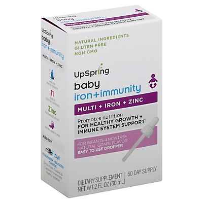 slide 1 of 1, UpSpring Iron + Immunity 2 oz, 2 oz