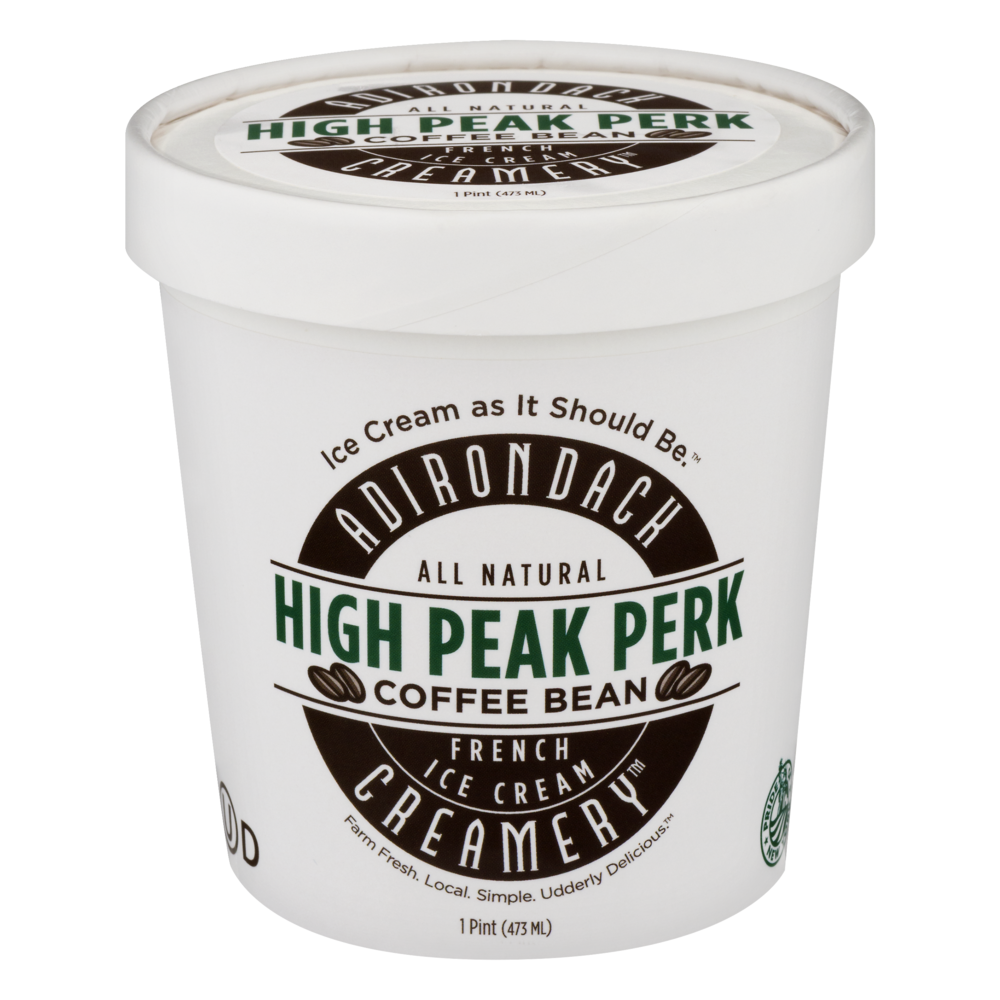slide 1 of 1, Adirondack Creamery High Peak Perk Coffee Bean Ice Cream, 16 fl oz