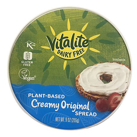 slide 1 of 1, Vitalite Plant Based Cream Cheese Spread - 9 Oz, 9 oz
