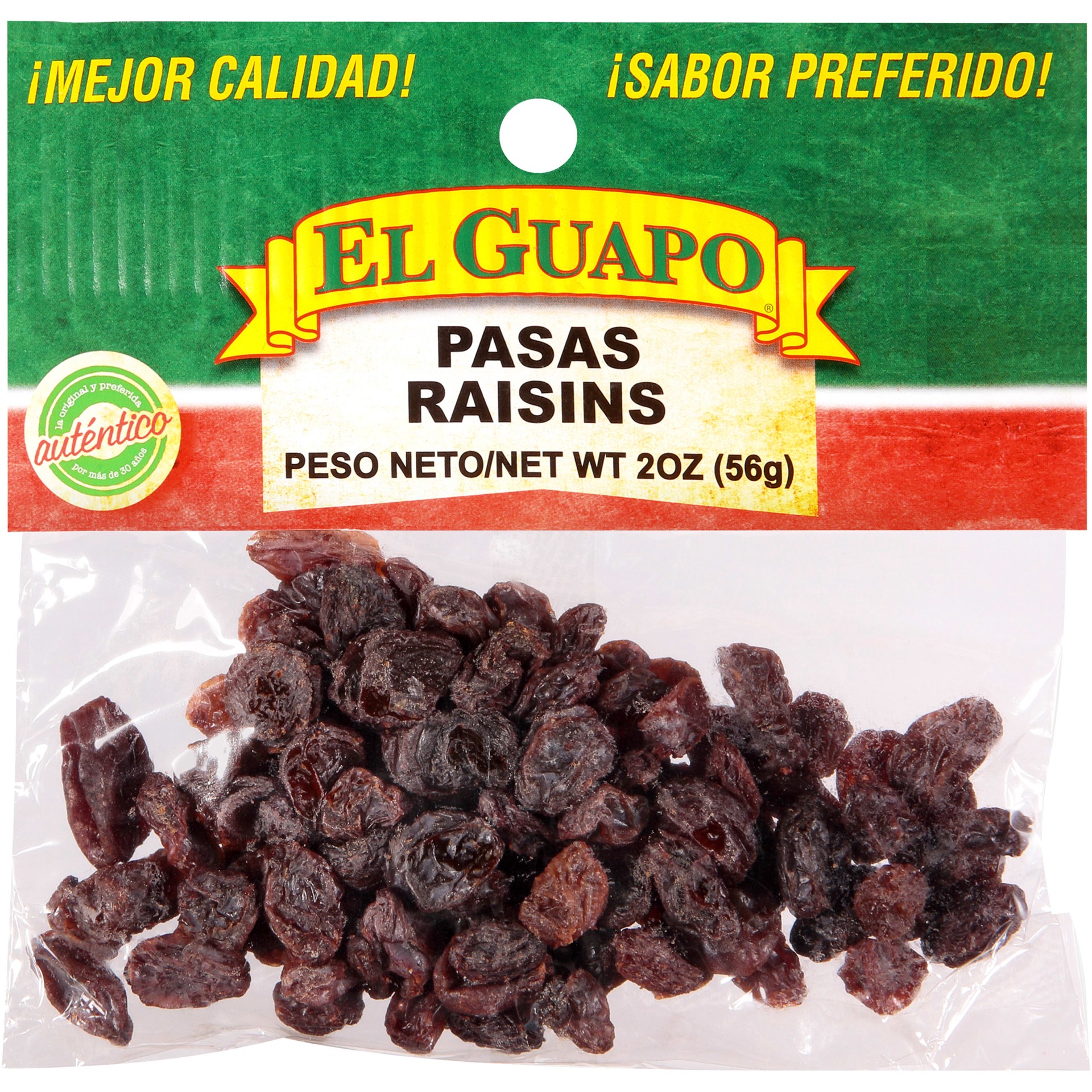 slide 1 of 5, NON BRAND Pasas (Raisins), 2 oz