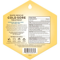 slide 19 of 22, Burt's Bees Burt''s Bees Rapid Rescue Cold Sore Treatment with Rhubarb and Sage Complex, 100% Natural Origin, 0.07 Ounce, 0.07 oz