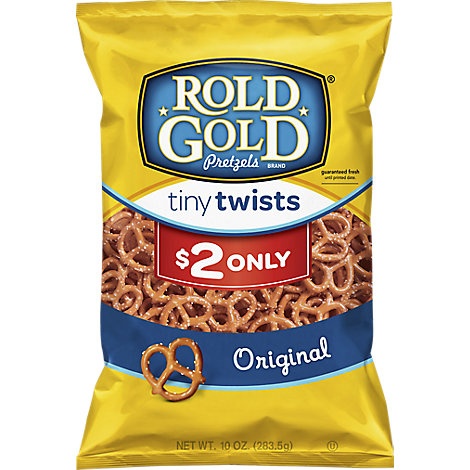 slide 1 of 1, Rold Gold Pretzels Tiny Twists Pre Priced $2 Original, 10 oz