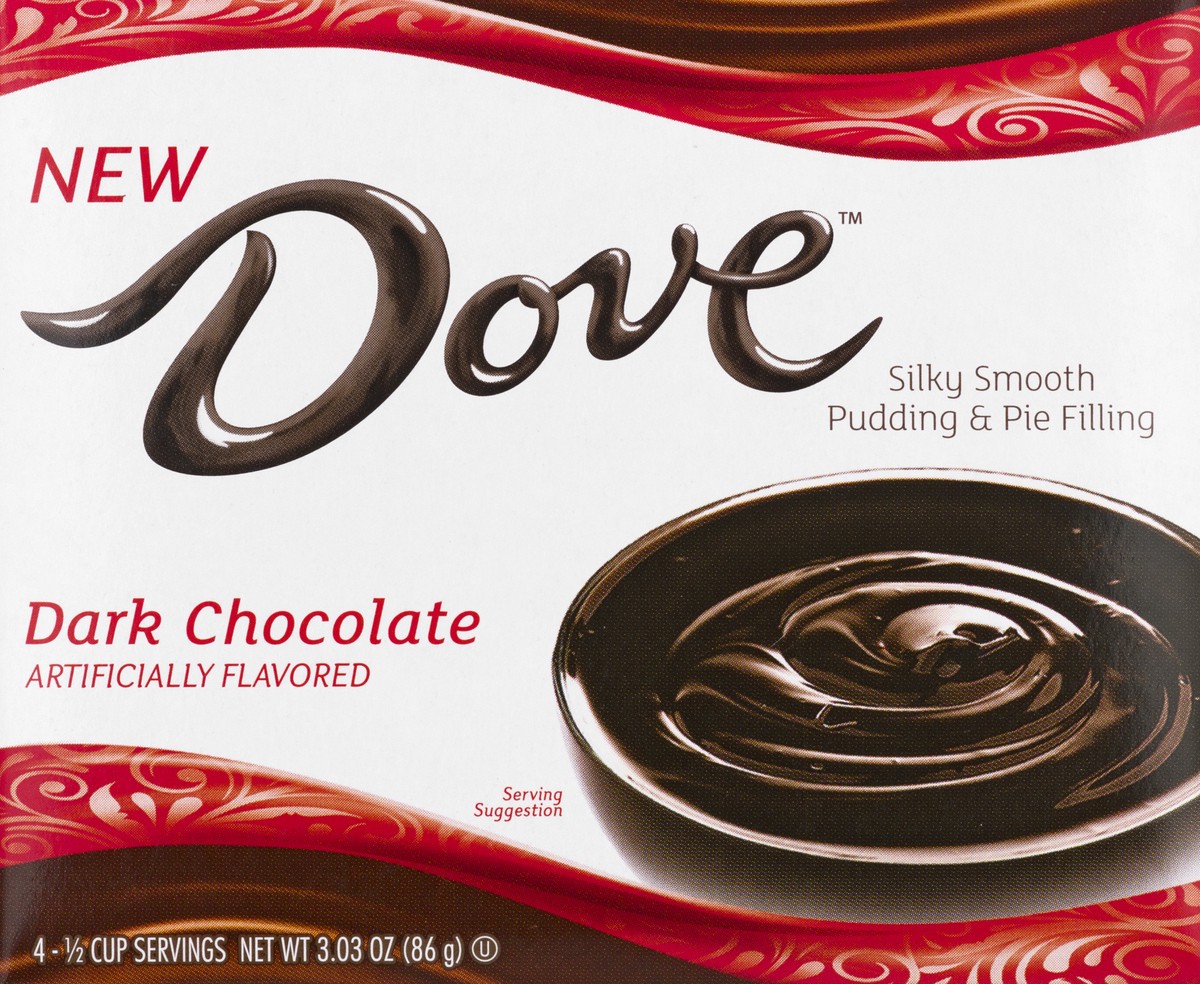 slide 6 of 13, Dove Silky Smooth Dark Chocolate Pudding & Pie Filling 3.03 oz, 3.03 ea