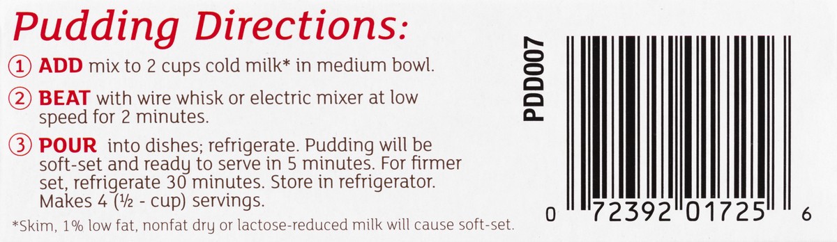 slide 8 of 13, Dove Silky Smooth Dark Chocolate Pudding & Pie Filling 3.03 oz, 3.03 ea