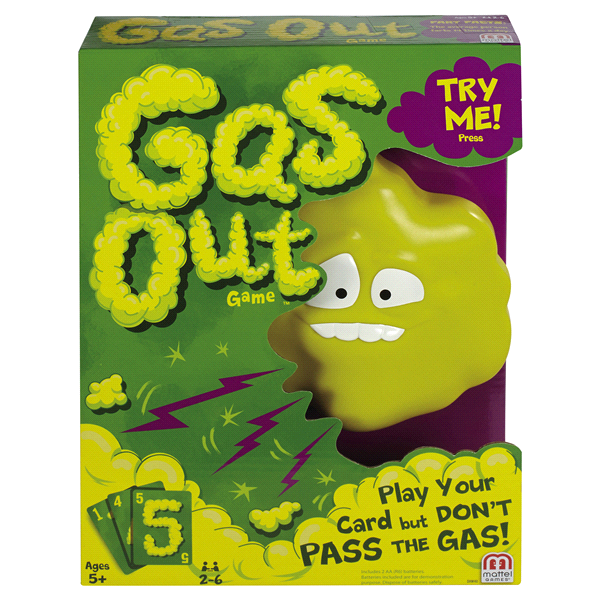 slide 1 of 11, Mattel Gas Out Game, 1 ct