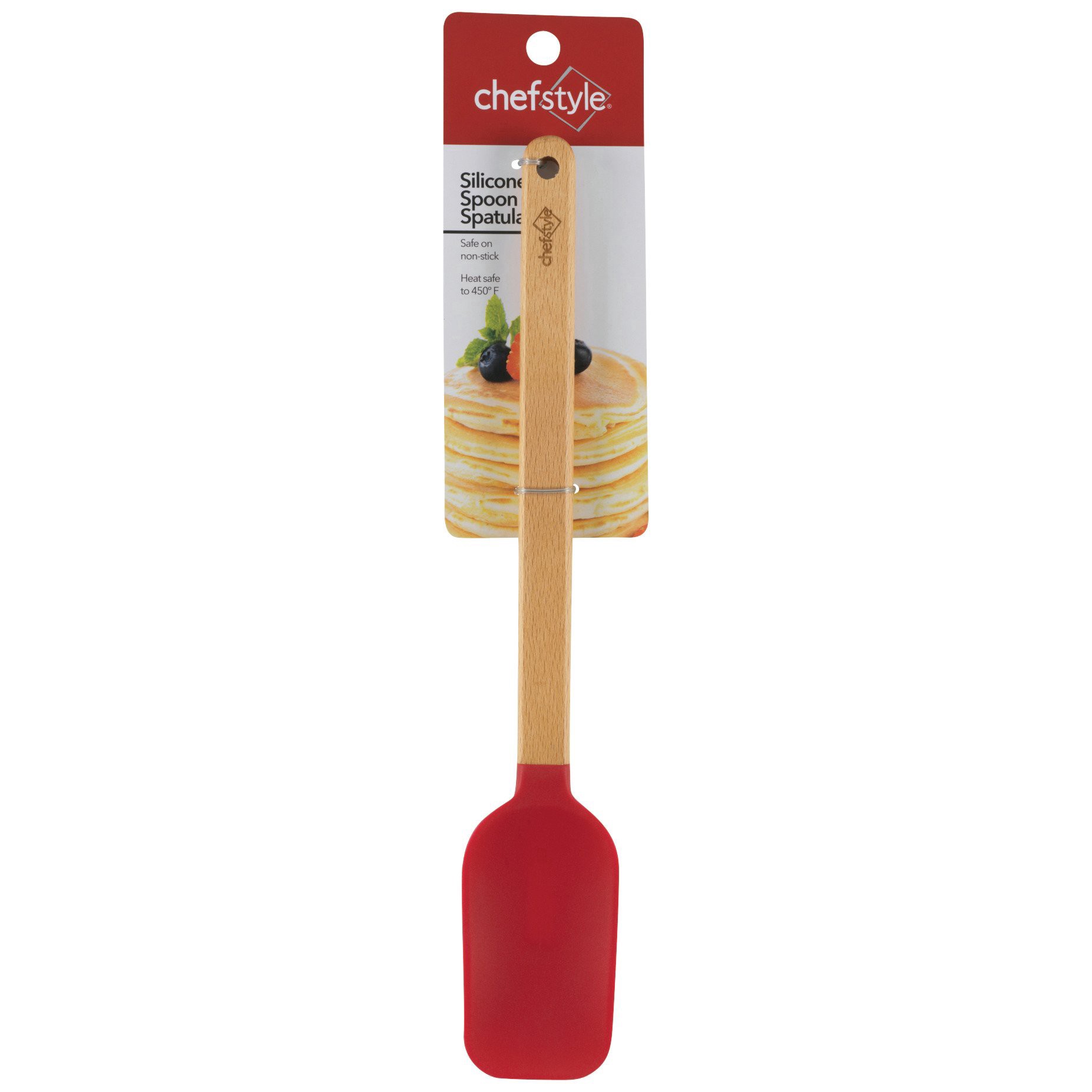 slide 1 of 1, chefstyle Silicone Spoon Spatula, 1 ct