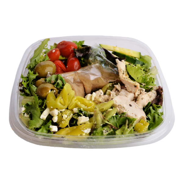 slide 1 of 1, L&B Greek Chicken Salad, 10.5 oz