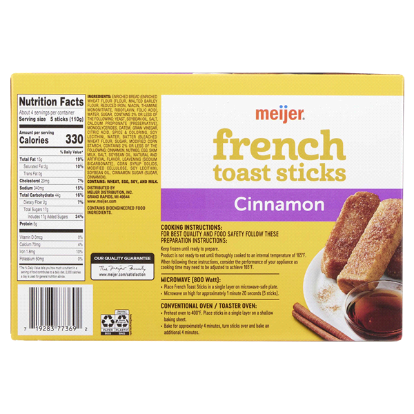 slide 16 of 29, Meijer Cinnamon French Toast Sticks, 16 oz