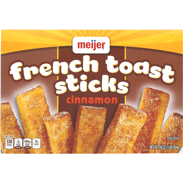 slide 1 of 1, Meijer French Toast Stix Cinnamon, 16 oz