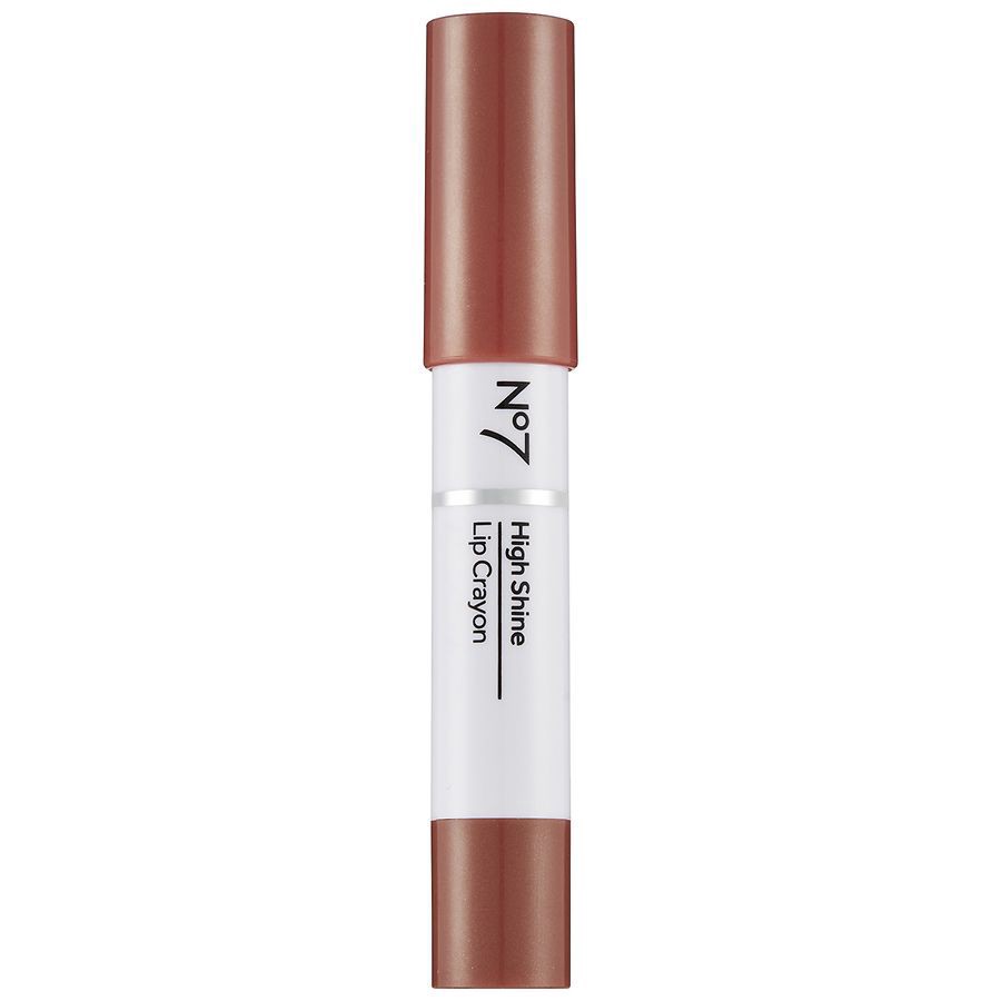 slide 5 of 5, No7 High Shine Lip Crayon - Desert Rose, 0.1 oz