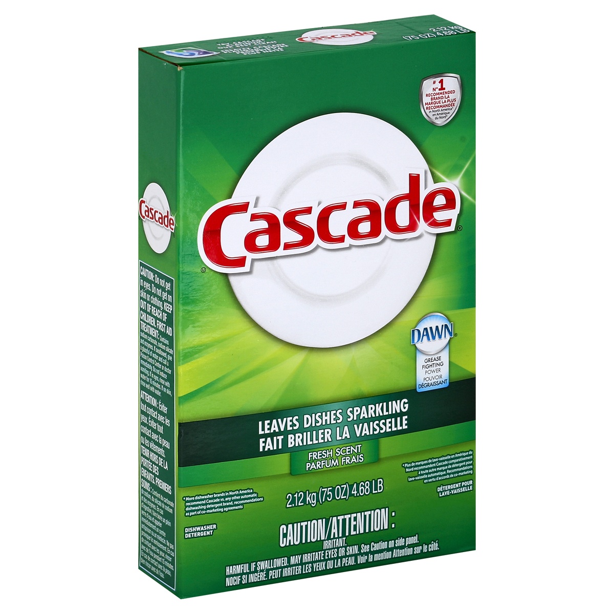 slide 5 of 5, Cascade Dishwasher Detergent, 75 oz