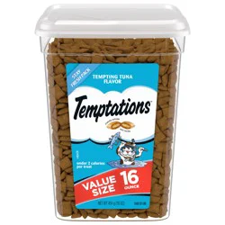 Temptations Value Size Tempting Tuna Flavor Treats for Cats Value Size 16 oz