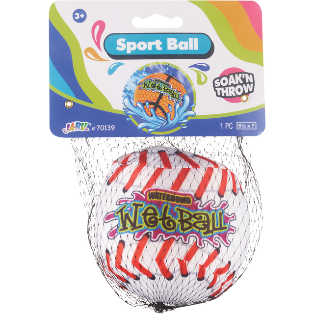 slide 1 of 1, Ja-Ru Soak 'N Throw Sport Ball, Assorted Styles, 1 ct