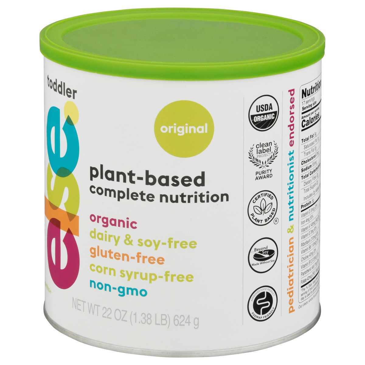 slide 3 of 9, Else 12 Months+ Original Complete Plant Based Nutrition 22 oz, 22 oz