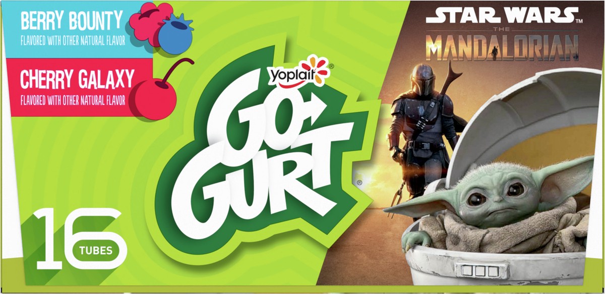 slide 2 of 7, Go-Gurt StarWars Yogurt Fat Free, 16 ct; 2 oz