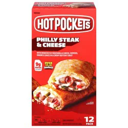 Hot Pockets Philly Steak and Cheese, Frozen Snack, 12 Pack