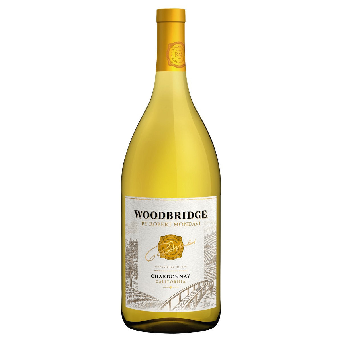slide 1 of 37, Woodbridge by Robert Mondavi Chardonnay White Wine, 1.5 l