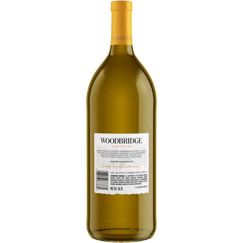 slide 32 of 37, Woodbridge by Robert Mondavi Chardonnay White Wine, 1.5 liter