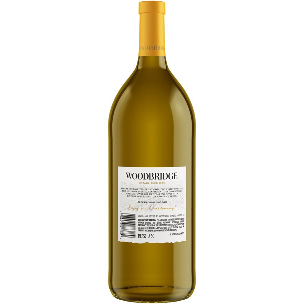 slide 33 of 37, Woodbridge by Robert Mondavi Chardonnay White Wine, 1.5 liter