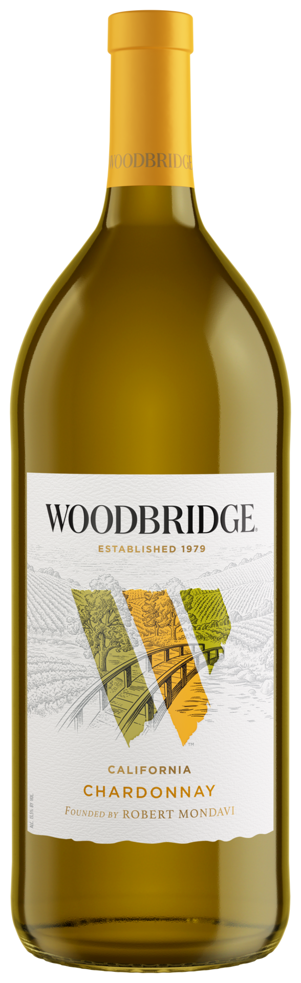 slide 1 of 3, Woodbridge by Robert Mondavi by Robert Mondavi Chardonnay White Wine, 1.5 liter