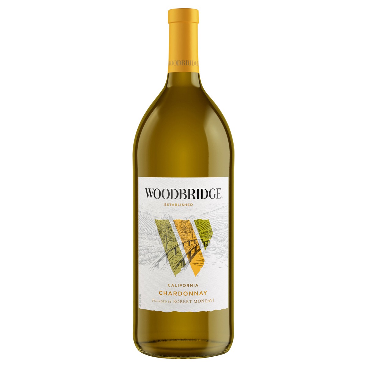 slide 1 of 37, Woodbridge by Robert Mondavi Chardonnay White Wine, 1.5 liter