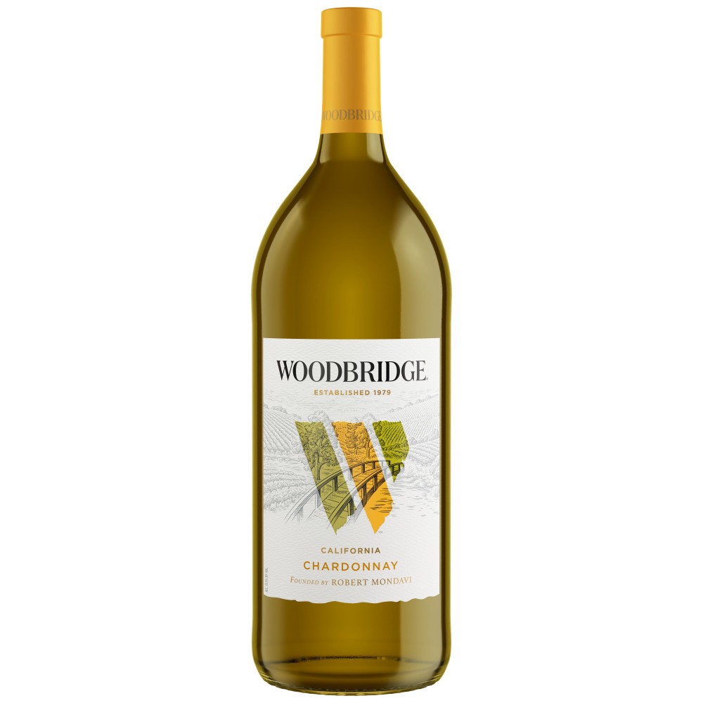 slide 1 of 37, Woodbridge by Robert Mondavi Chardonnay White Wine, 1.5 L Bottle, 50.72 fl oz