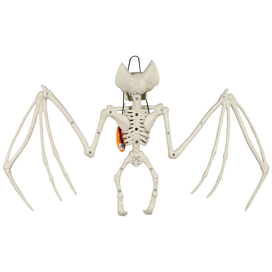 slide 2 of 5, Happy Halloween Bat Skeleton, 1 ct