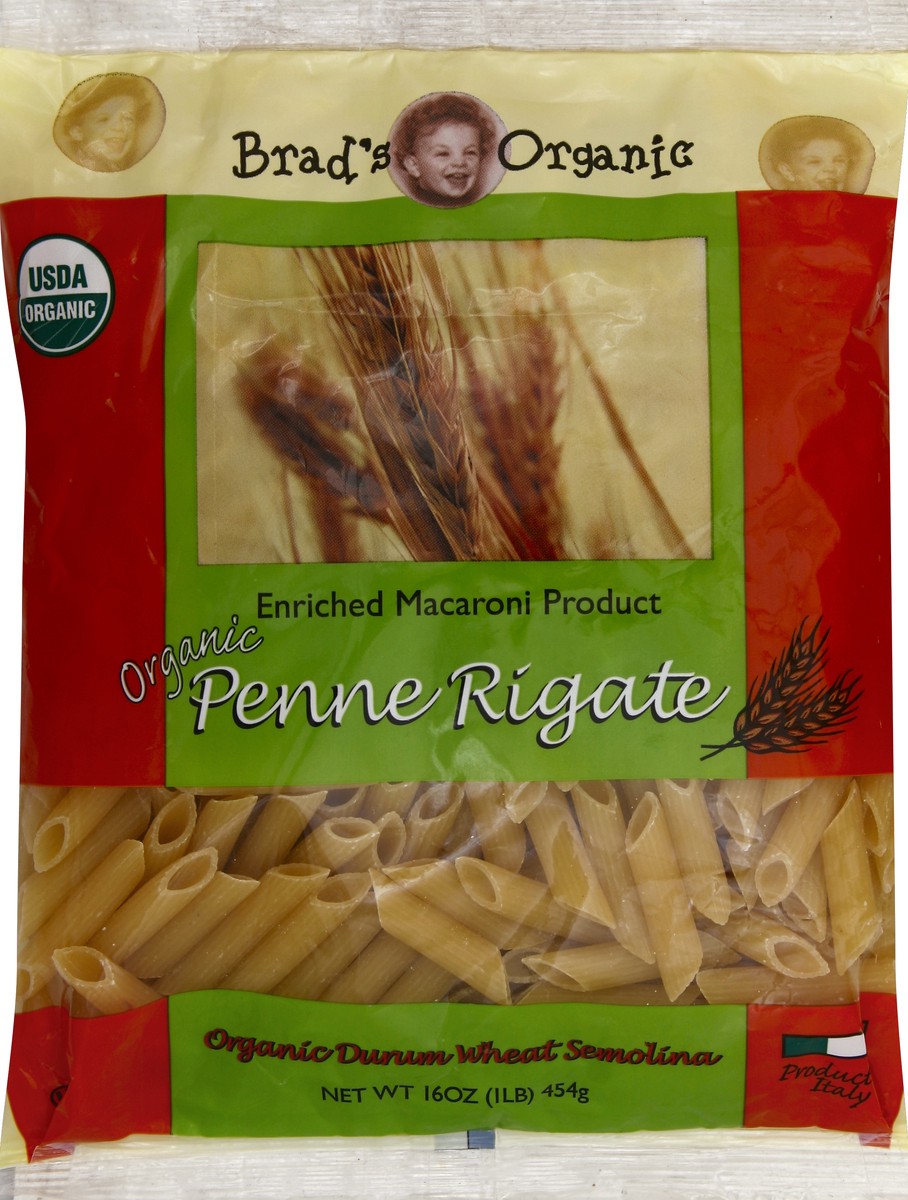 slide 1 of 5, Brad's Organic Penne Rigate 16 oz, 16 oz