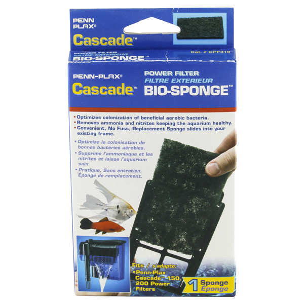 slide 1 of 3, Penn Plax Replacement Bio Sponge, for Cascade Power Filters, 1 ct