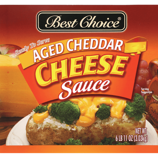 slide 1 of 1, Best Choice Aged Cheddar Cheese Sauce, 6 lb 11 oz