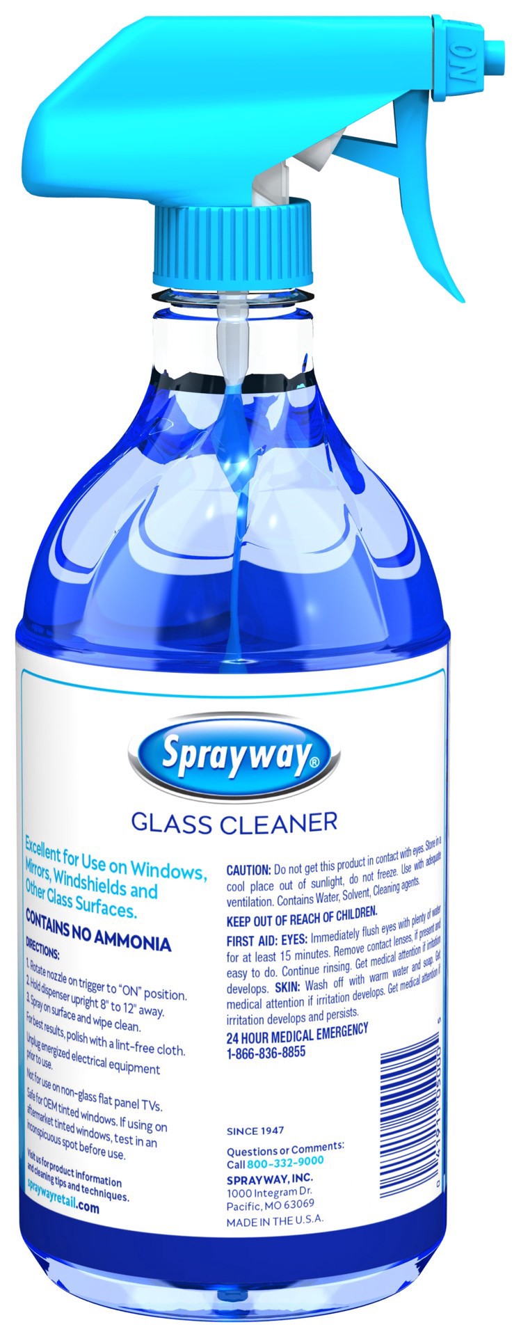 slide 2 of 2, Sprayway Liquid Glass Cleaner, 1 ct