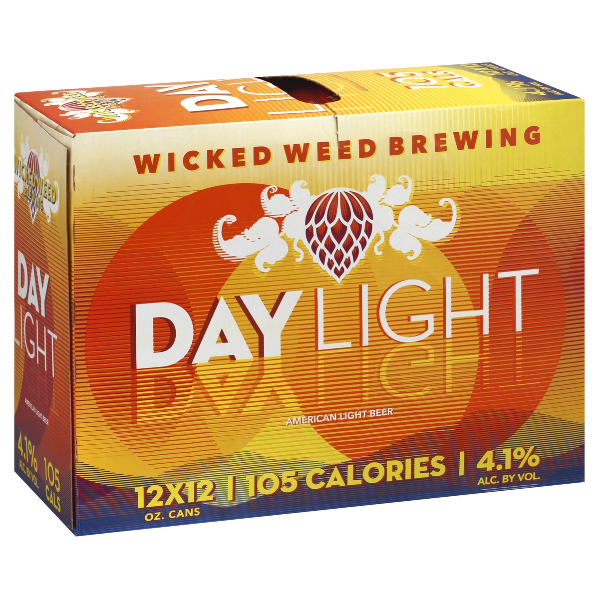 slide 5 of 8, Wicked Weed Brewing Day Light Beer, 12 Pack 12 fl. oz. Cans, 12 ct