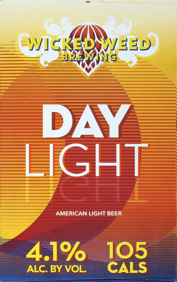 slide 2 of 8, Wicked Weed Brewing Day Light Beer, 12 Pack 12 fl. oz. Cans, 12 ct