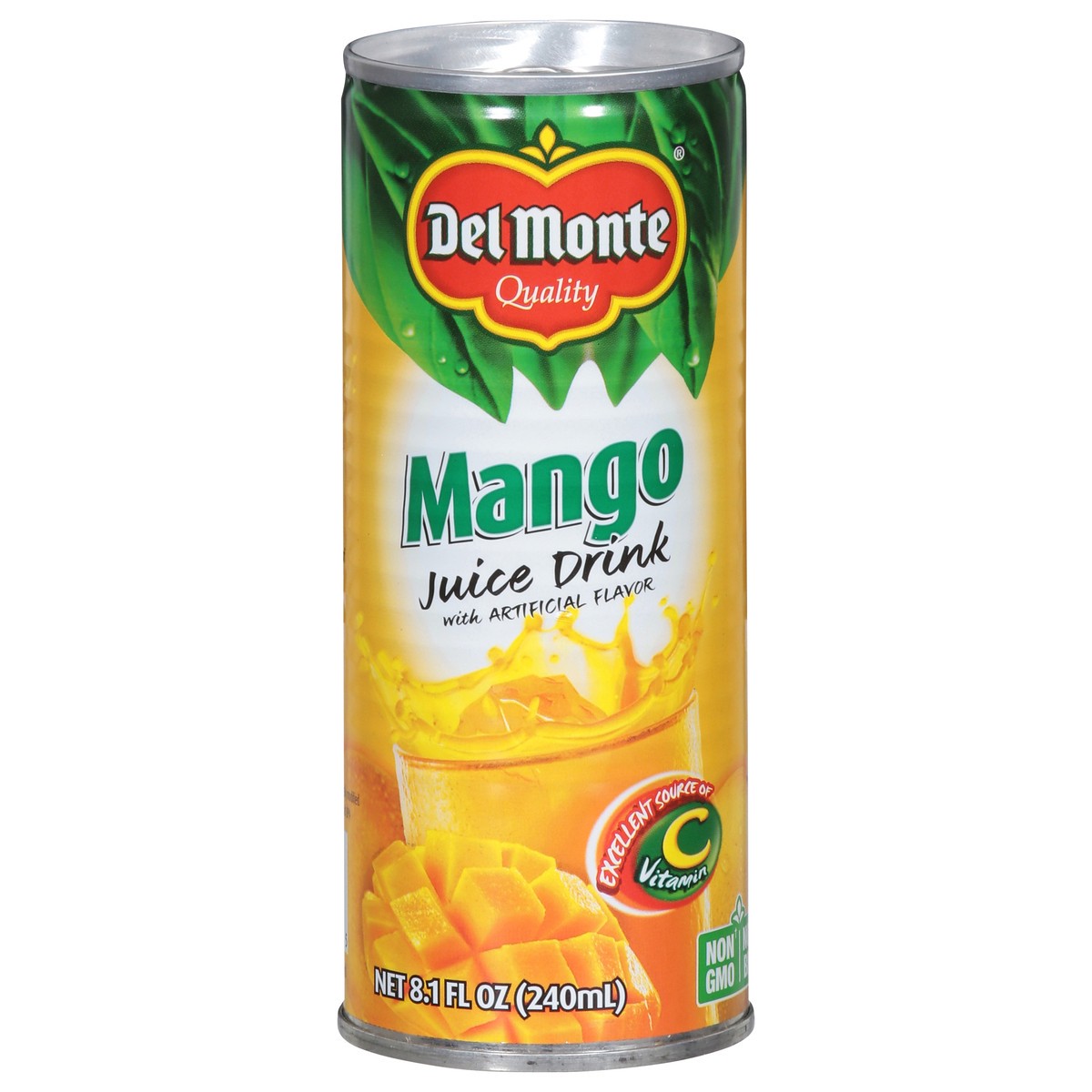 slide 1 of 9, Del Monte Quality® mango juice drink - 8.1 fl oz, 8.1 fl oz