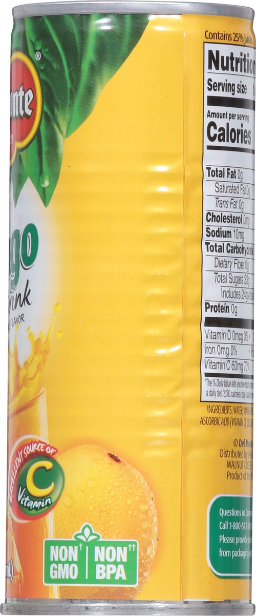 slide 2 of 9, Del Monte Quality® mango juice drink - 8.1 fl oz, 8.1 fl oz