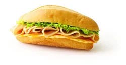 Grab & Go Oven Roasted Turkey With Colby Jack Sandwich