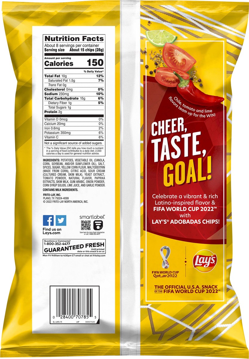 slide 3 of 3, Lay's Potato Chips Adobadas Flavored - 7.75 oz, 7.75 oz