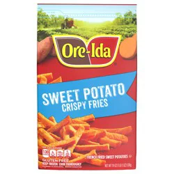 Ore-Ida Sweet Potato Crispy Straight-Cut Fries, 19 oz Bag