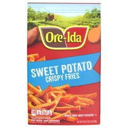 Ore-Ida Sweet Potato Crispy Straight-Cut Fries, 19 oz Bag