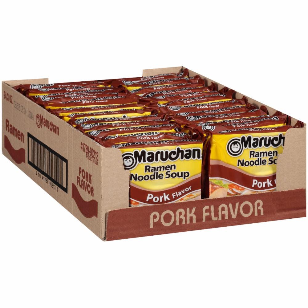 slide 2 of 2, Maruchan Pork Flavored Ramen Noodle Soup, 24 ct; 3 oz